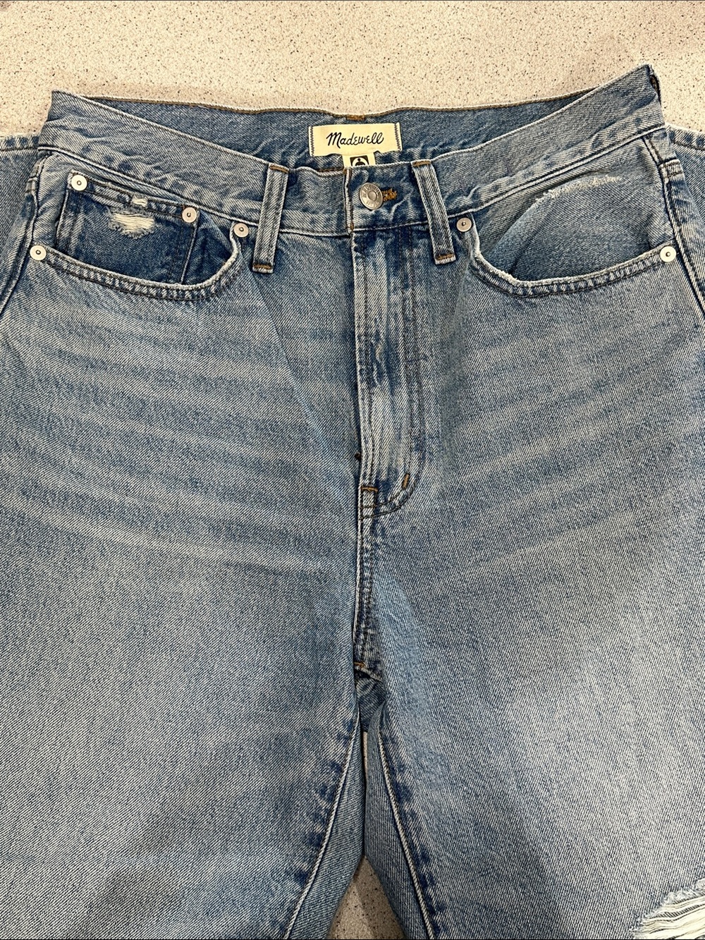 Madewell Light Blue Straight women’s Jeans - Picture 3 of 5